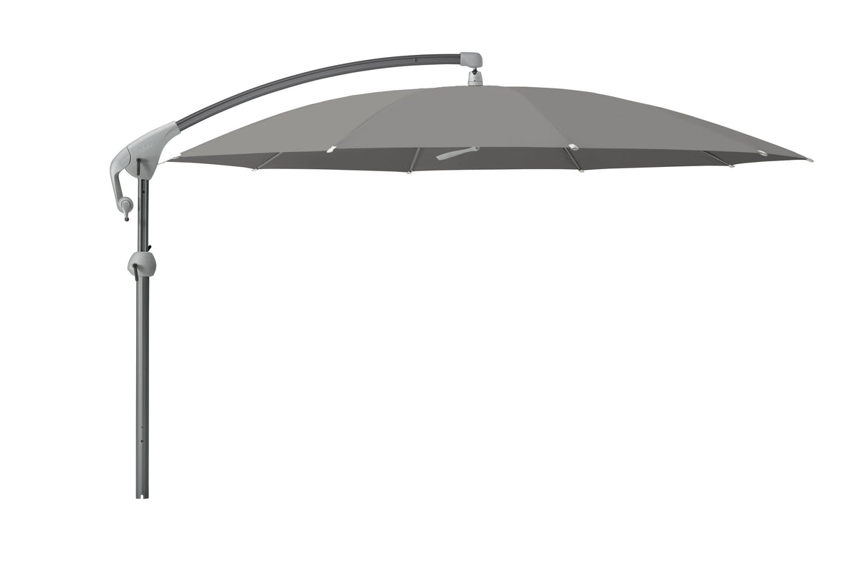 Glatz Parasol PENDALEX® P+ Ø300cm 684 Urban Shadow Alu naturel eloxé