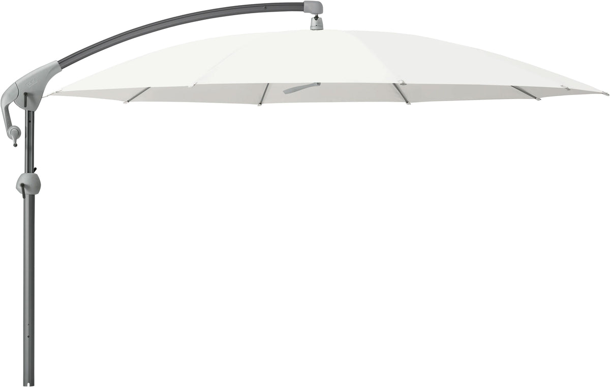 Glatz Parasol PENDALEX® P+ Ø300cm Qualité 5 · 510 White Alu anthracite laqué