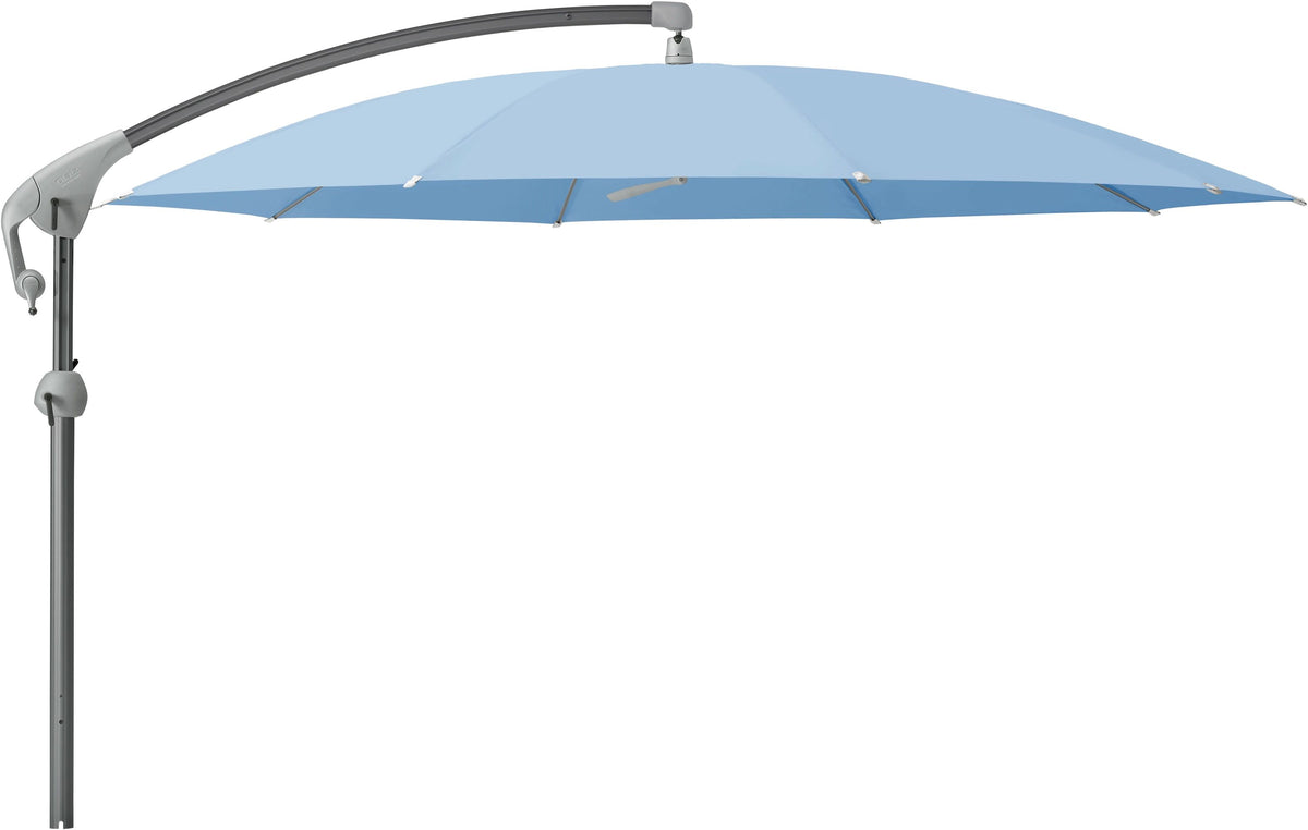 Glatz Parasol PENDALEX® P+ Ø300cm Qualité 5 · 515 Cloud Alu anthracite laqué