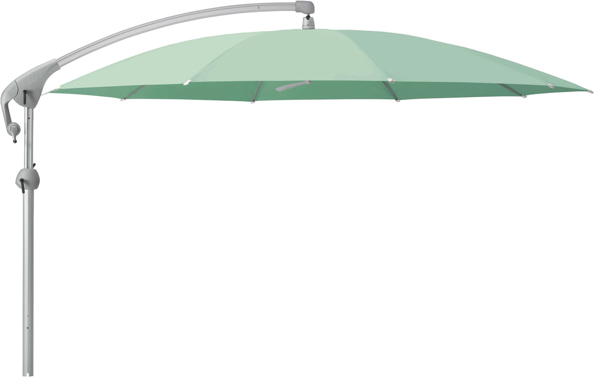 Glatz Parasol PENDALEX® P+ Ø300cm Qualité 5 · 581 Jade Alu naturel eloxé