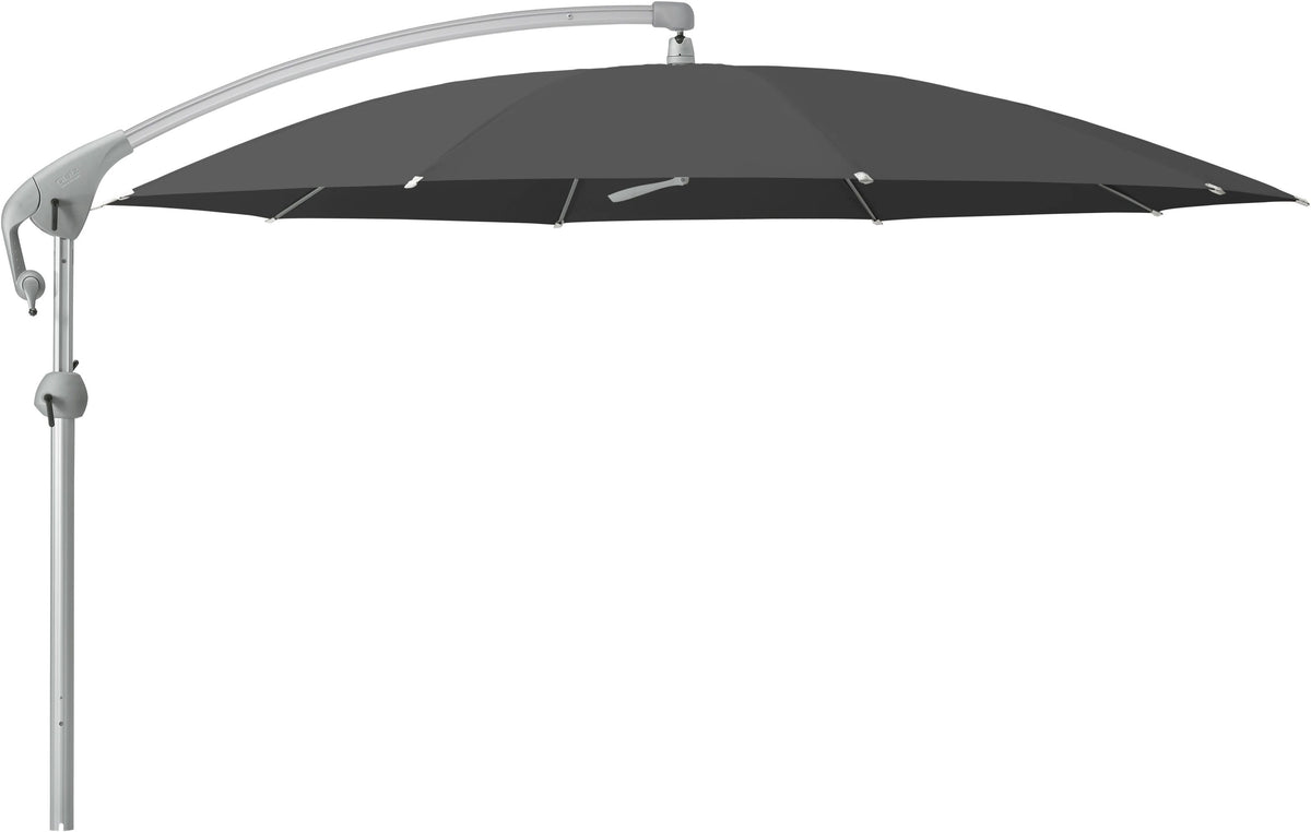 Glatz Parasol PENDALEX® P+ Ø300cm Qualité 5 · 809 Midnight Alu naturel eloxé
