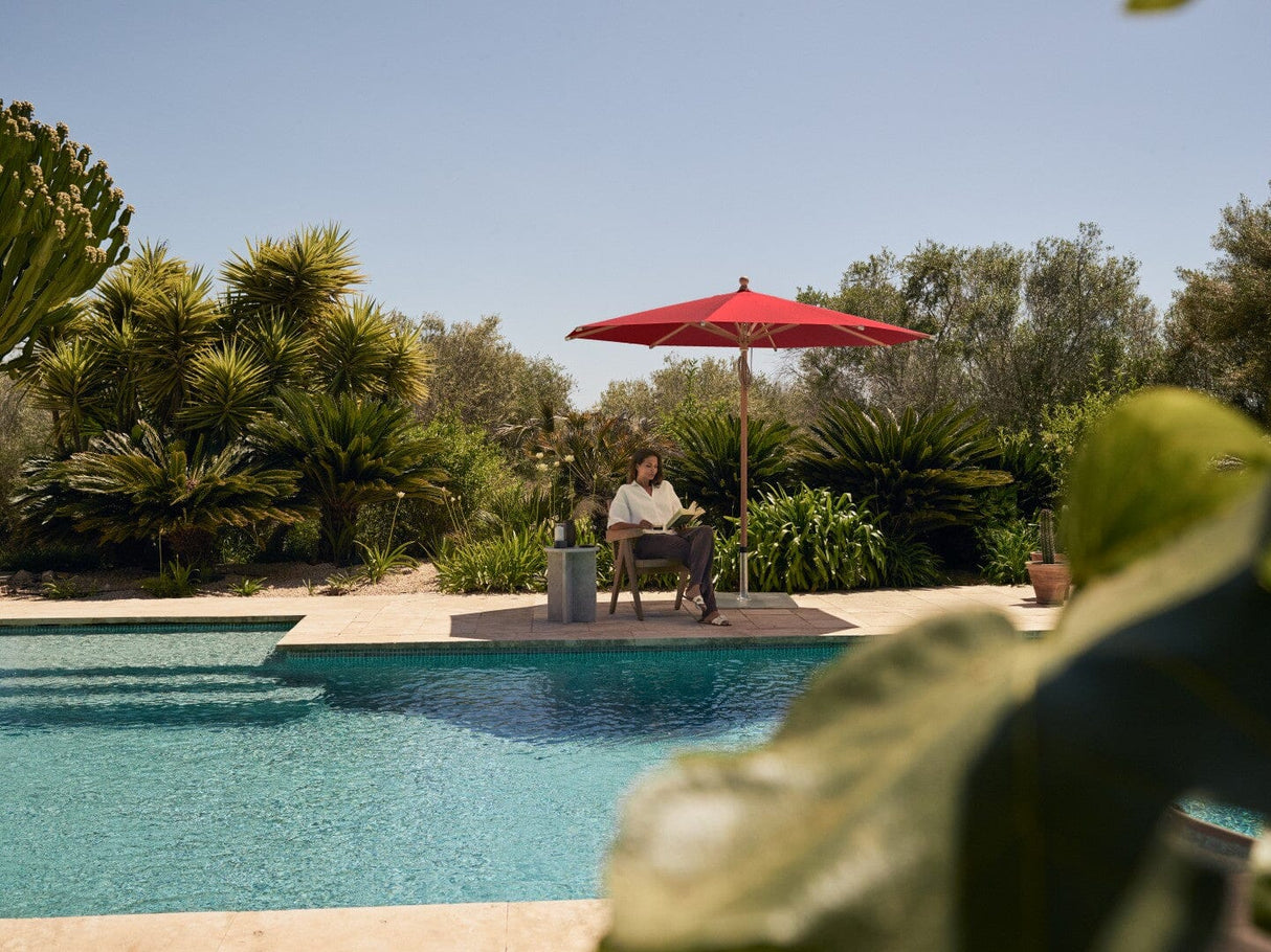 Glatz Parasol PIAZZA® Imitation bois