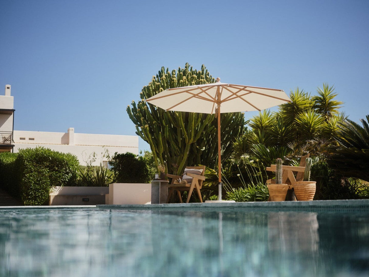 Glatz Parasol PIAZZA® Imitation bois