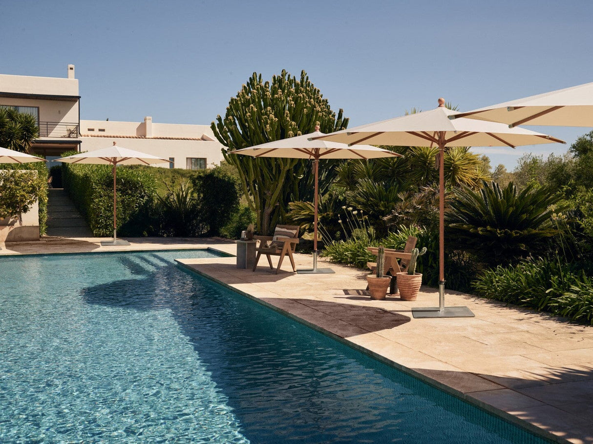 Glatz Parasol PIAZZA® Imitation bois