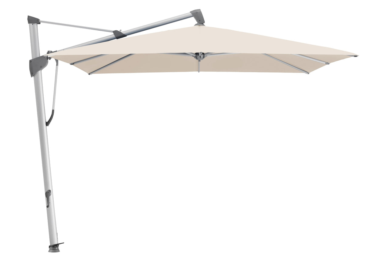 Glatz Parasol SOMBRANO® S+ 400x300cm 523 Champagne Alu naturel eloxé