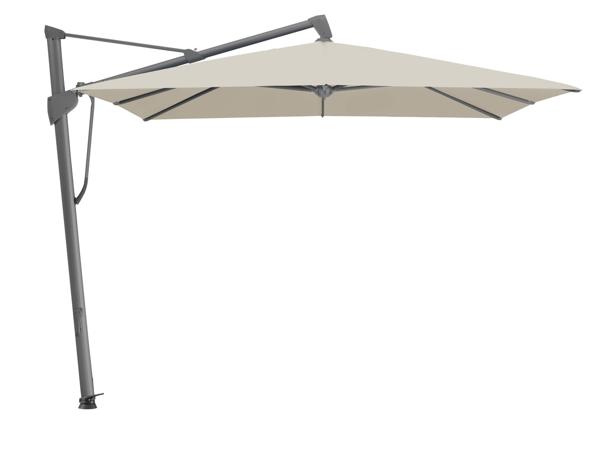Glatz Parasol SOMBRANO® S+ 400x300cm 527 Urban Chrome Alu laqué anthracite