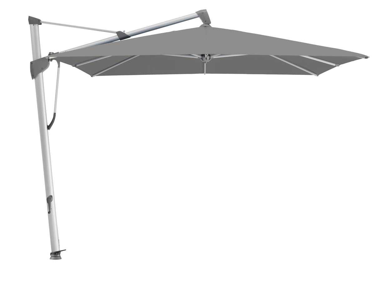 Glatz Parasol SOMBRANO® S+ 400x300cm 684 Urban shadow Alu naturel eloxé