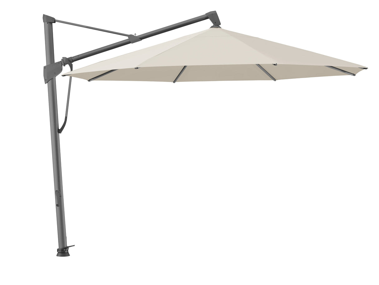 Glatz Parasol SOMBRANO® S+ Ø350cm 527 Urban Chrome Alu laqué anthracite