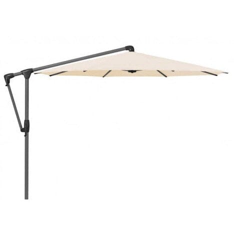 Glatz Parasol Sunwing Casa easy Ø300cm 150 Eggshell Alu laqué anthracite