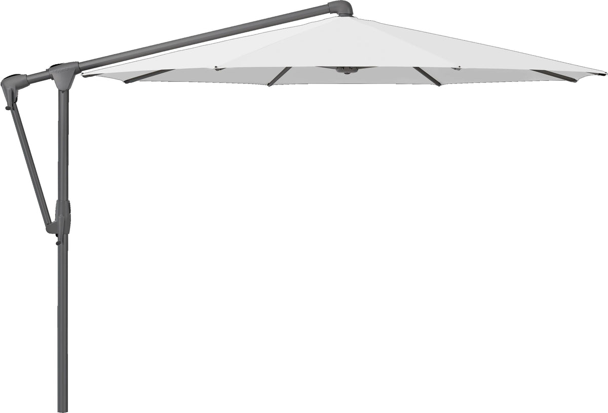 Glatz Parasol SUNWING® Casa Ø300cm Qualité 5 · 500 Plaster Alu laqué anthracite