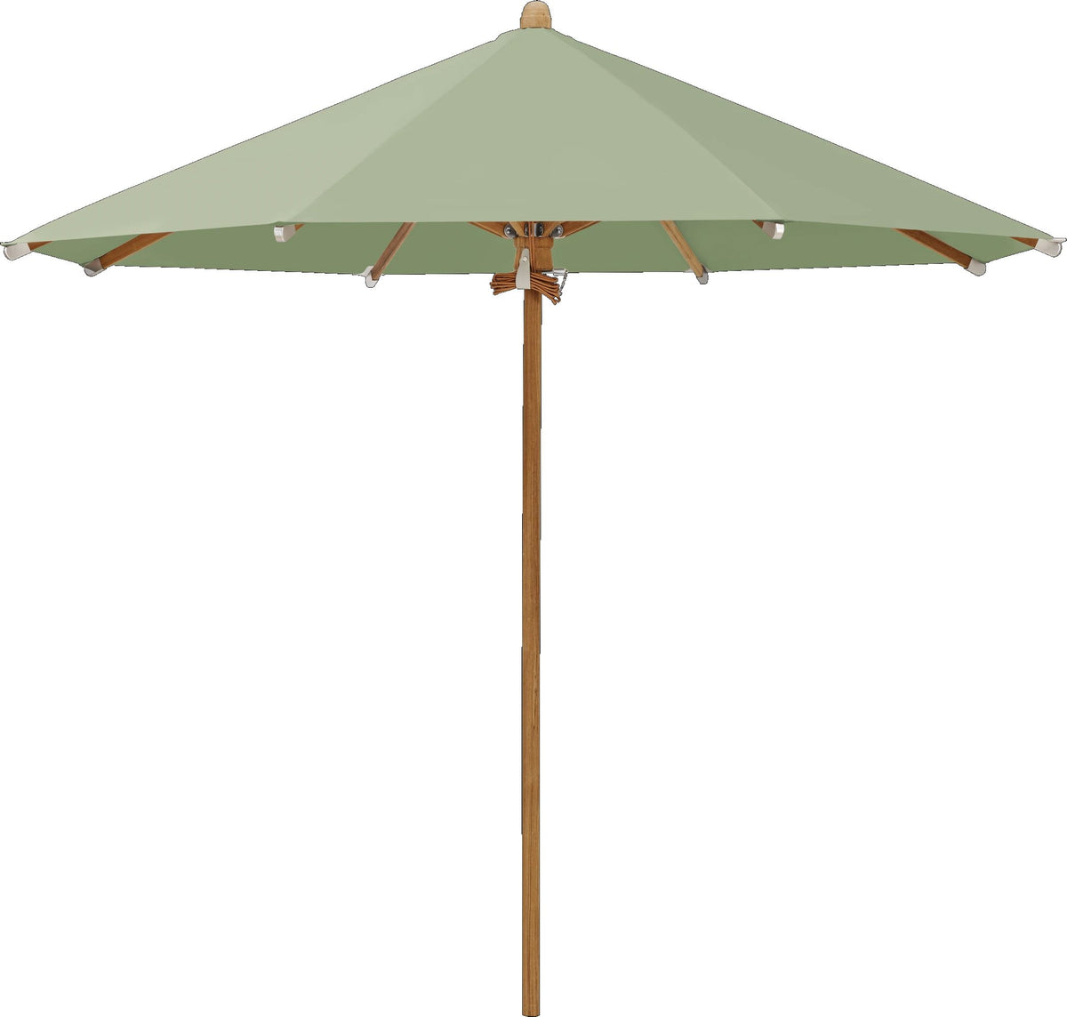 Glatz Parasol TEAKWOOD Ø300cm Qualité 5 · 579 Pistachio