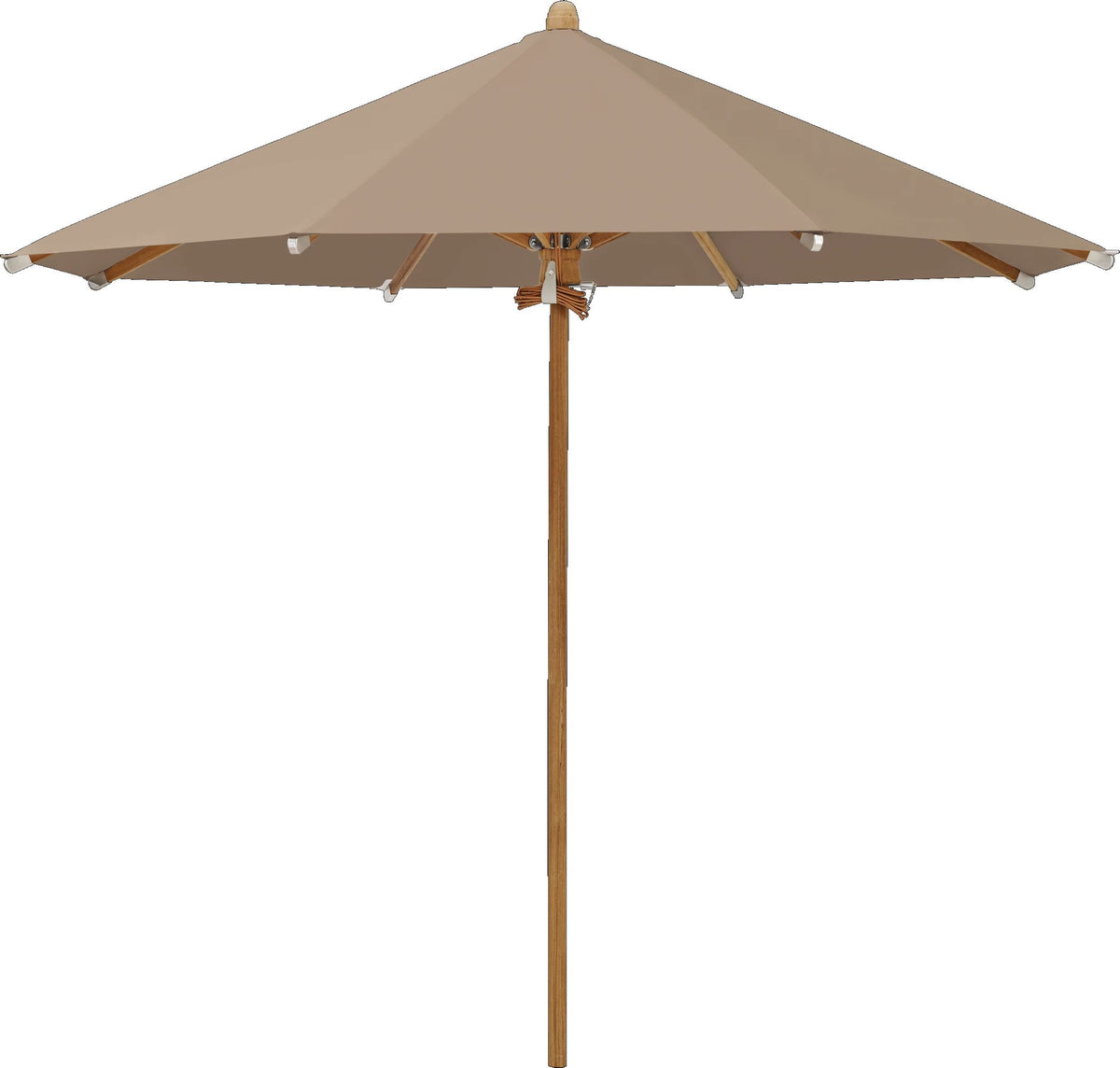 Glatz Parasol TEAKWOOD Ø300cm Qualité 5 · 650 Camel