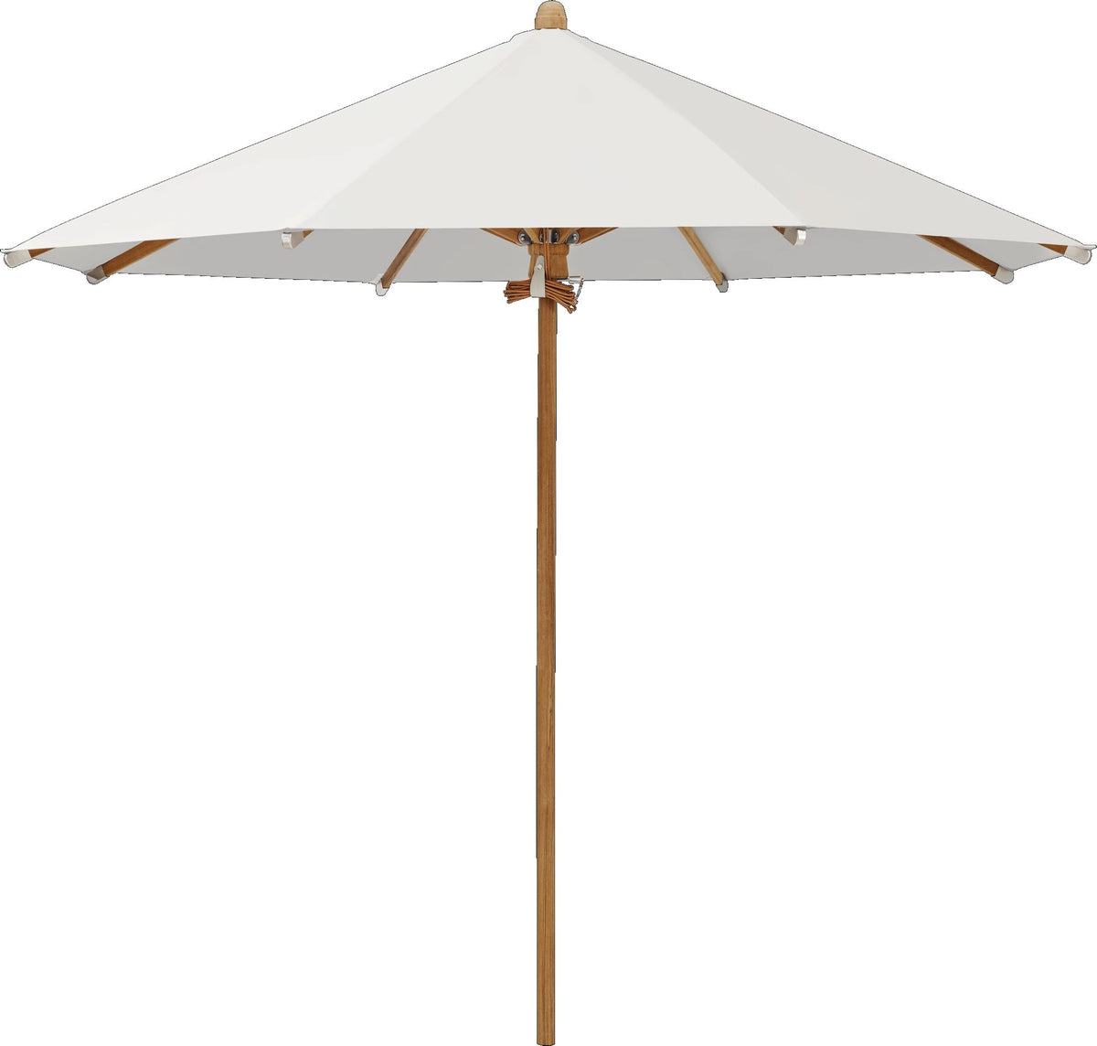 Glatz Parasol TEAKWOOD Ø300cm Qualité 5 · 665 Chrome