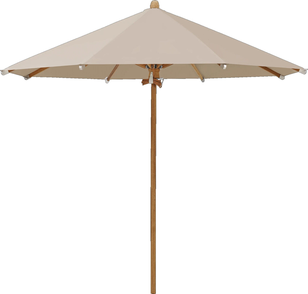 Glatz Parasol TEAKWOOD Ø300cm Qualité 5 · 803 Linen