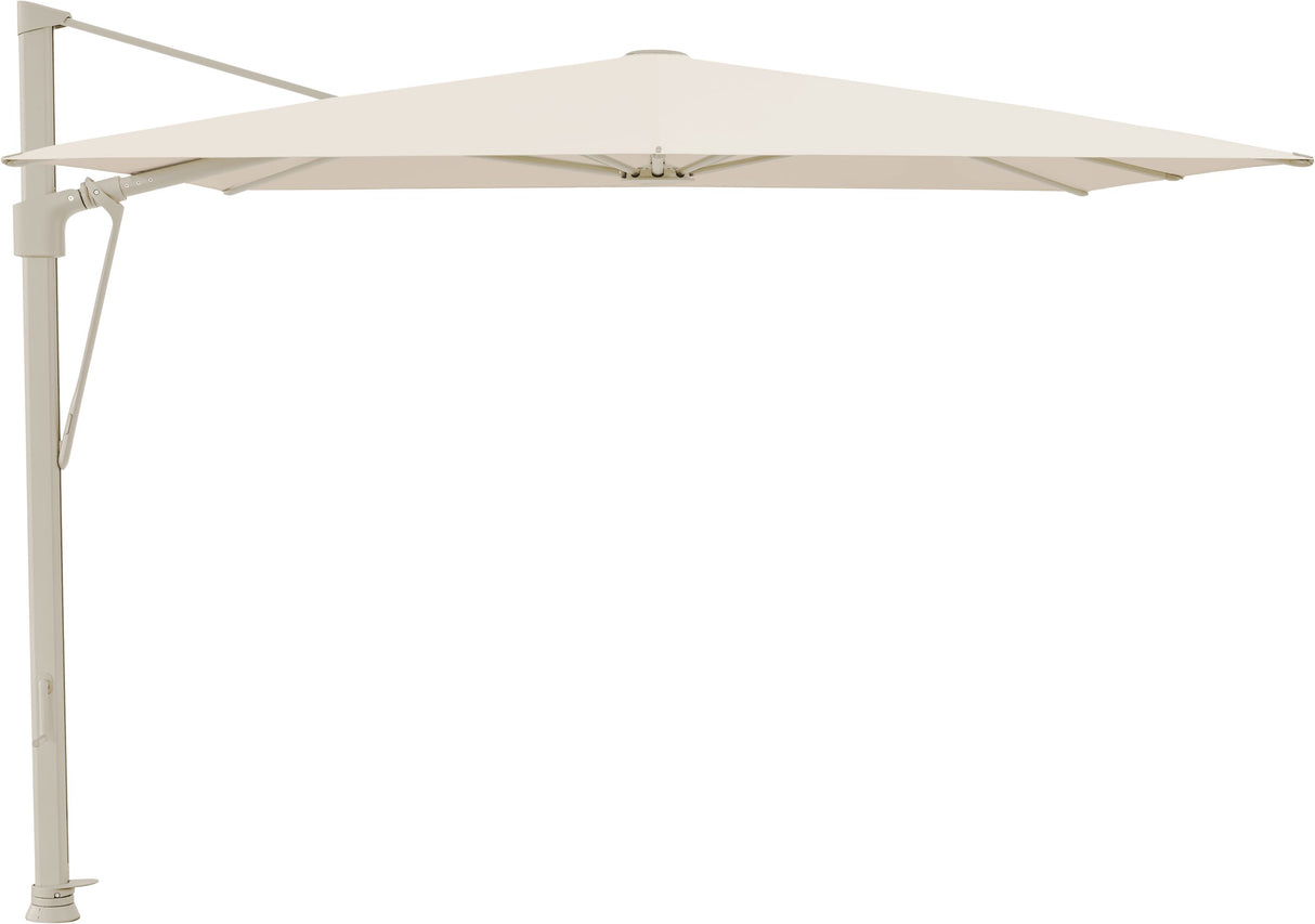 Glatz Parasol VITA® Sfera 300x300cm 523 Champagne Alu laqué gris soie