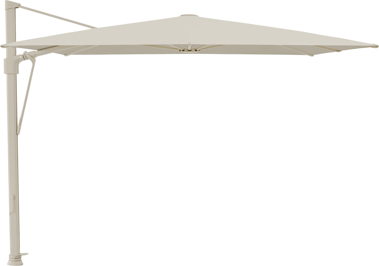 Glatz Parasol VITA® Sfera 300x300cm 527 Urban Chrome Alu laqué gris soie