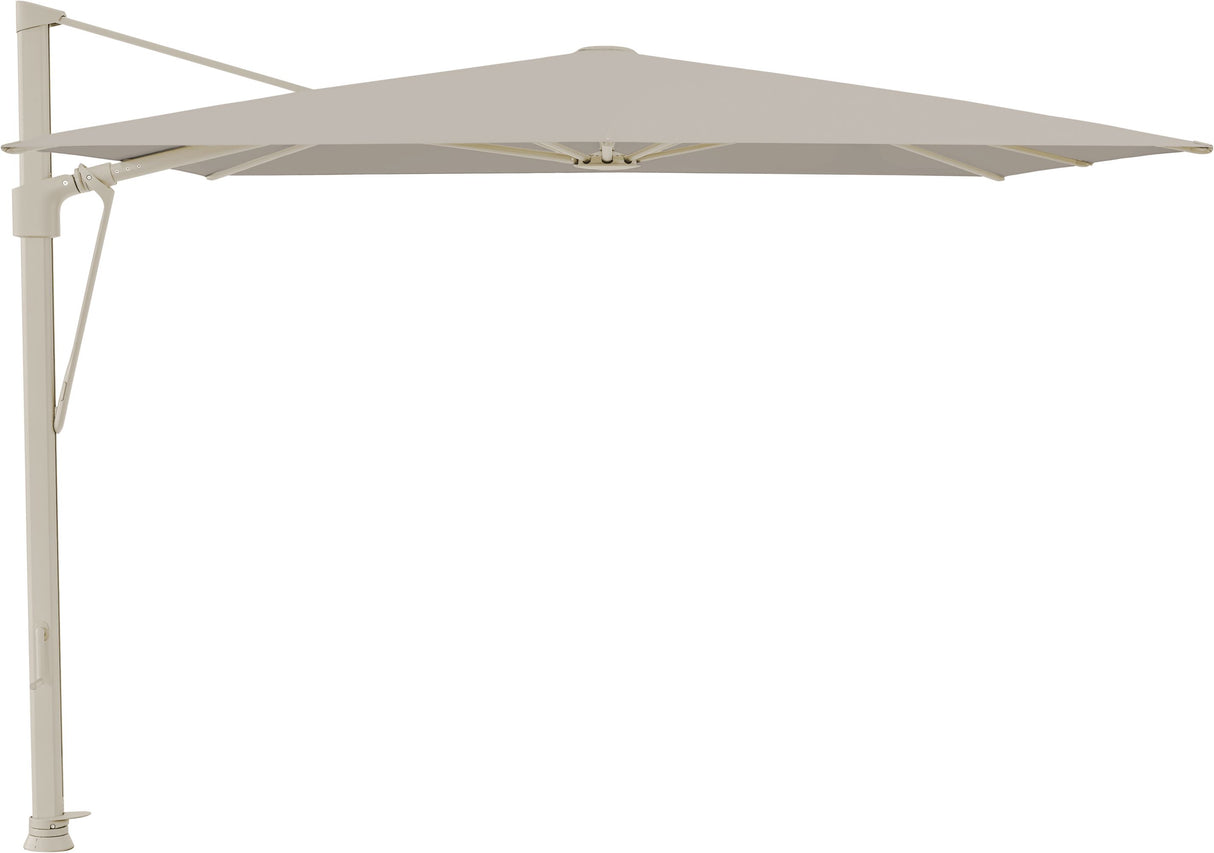 Glatz Parasol VITA® Sfera 300x300cm 686 Urban clay Alu laqué gris soie