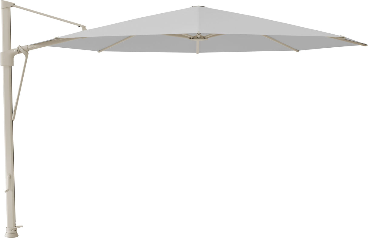 Glatz Parasol VITA® Sfera Ø375cm 501 Granite Alu laqué gris soie