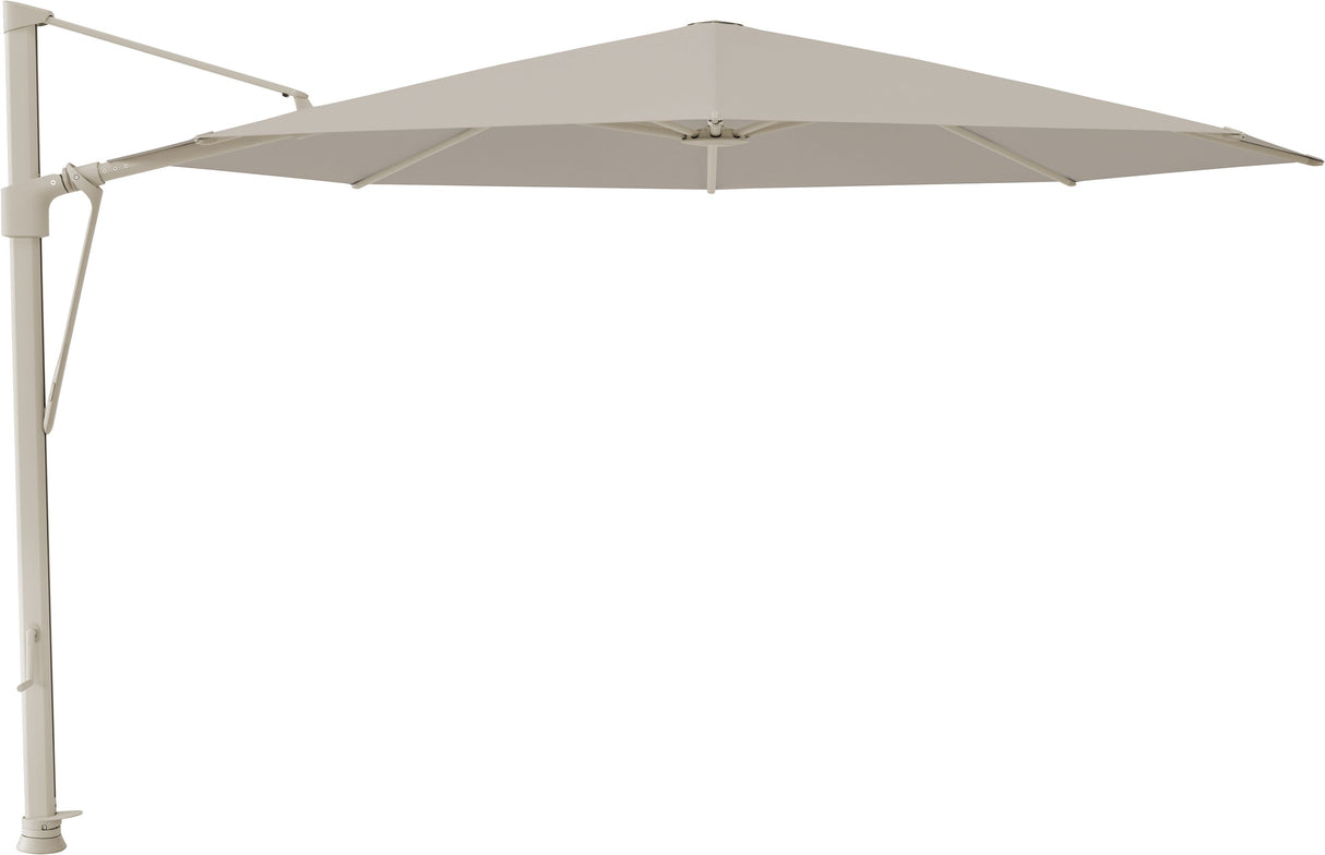 Glatz Parasol VITA® Sfera Ø375cm 686 Urban clay Alu laqué gris soie
