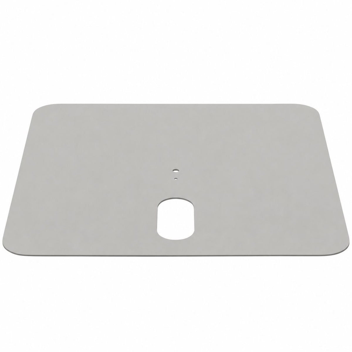 Glatz Plaque décorative pour socle à roulettes M4 180kg Gris soie