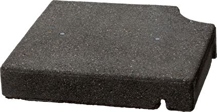 Glatz Set de 4 dalles en béton 48.3x48.3x9.4cm (env. 192kg)