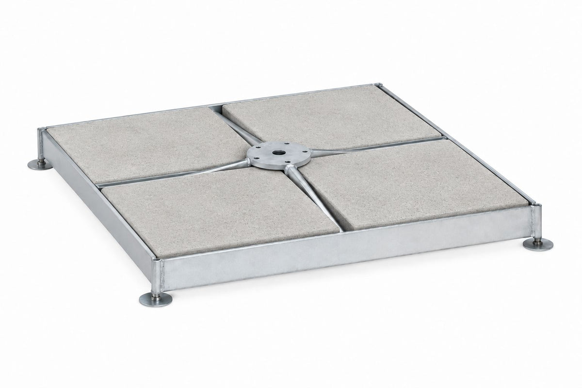 Glatz Socle M4 Cadre 120kg (pour 8 dalles en béton 40x40x4cm)