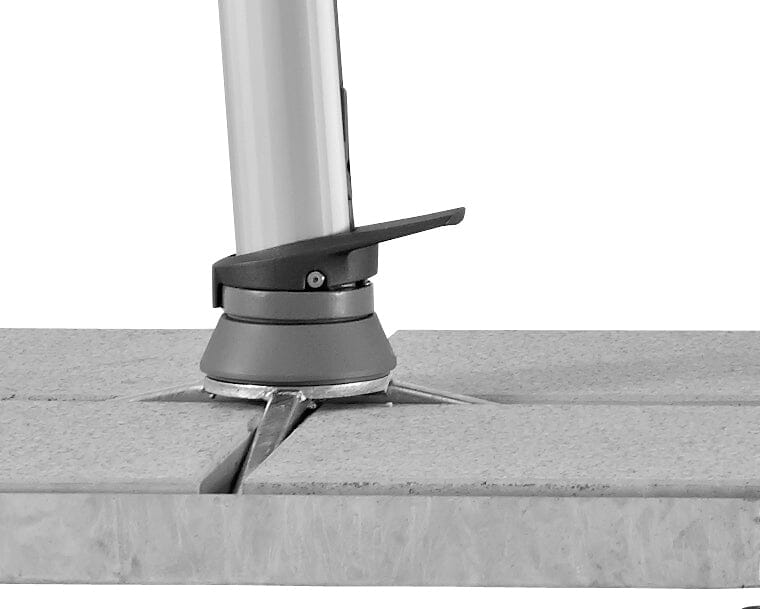 Glatz Socle M4 Cadre 180kg (pour 12 dalles en béton 40x40x4cm)