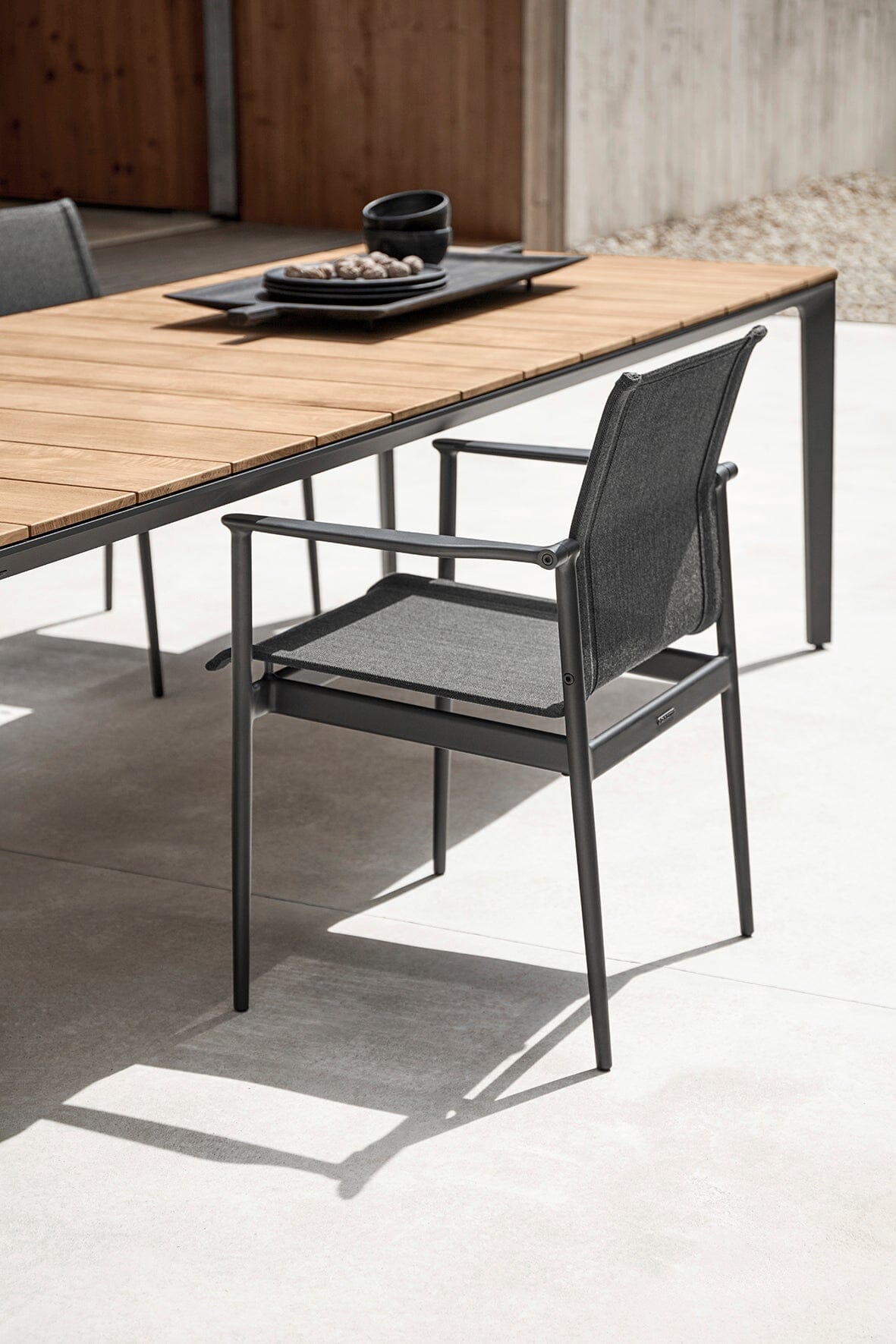 Gloster 180 Fauteuil repas avec accoudoirs en teck