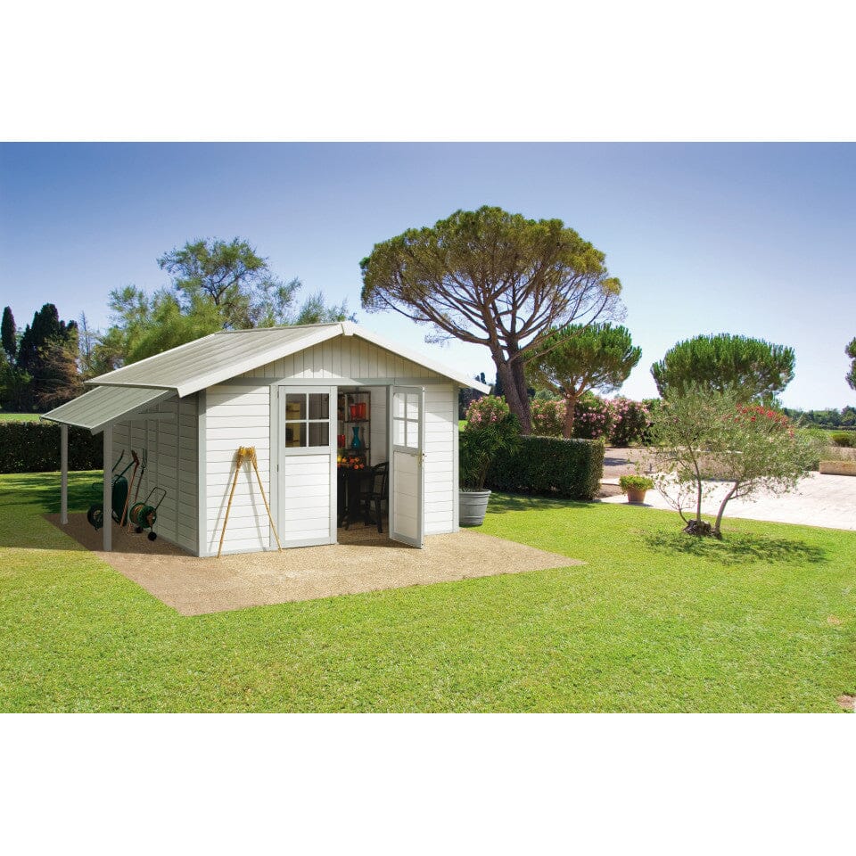 Grosfillex Auvent pour Abri de jardin 7.5m2 / 11m2