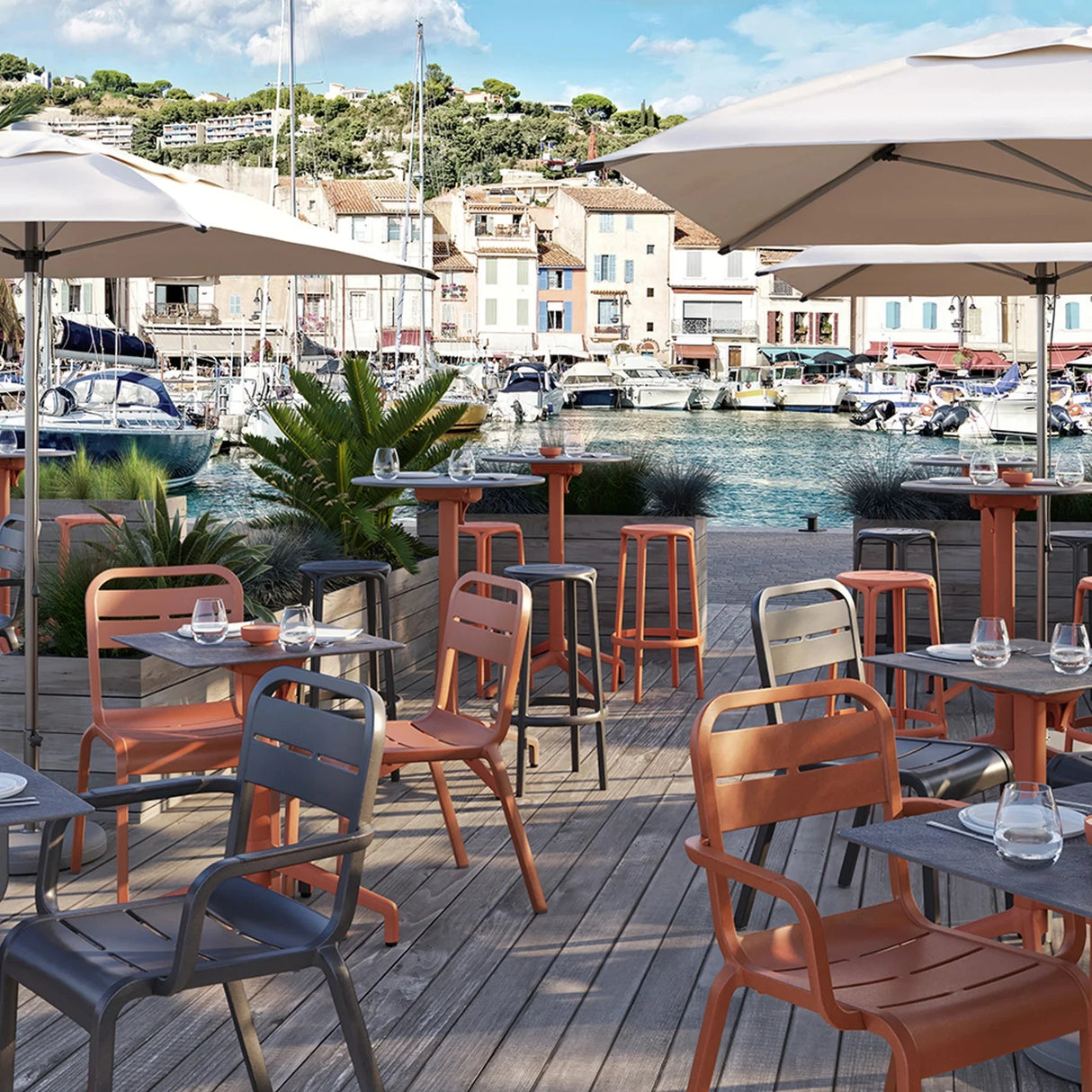 Grosfillex Cannes Chaise repas empilable