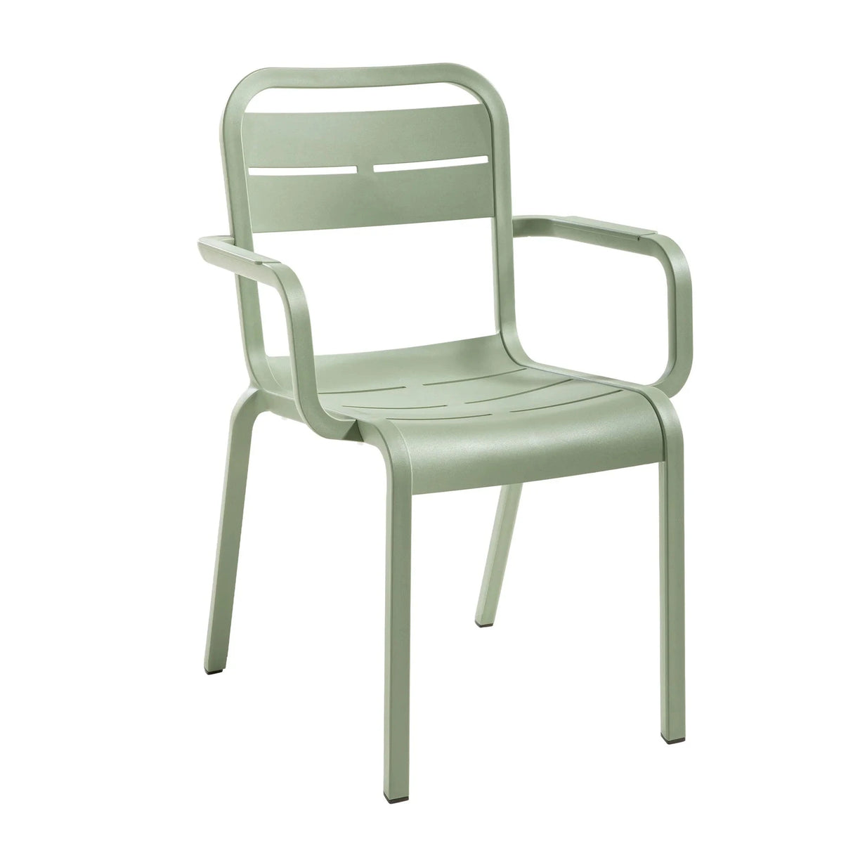 Grosfillex Cannes Fauteuil repas empilable Vert tender