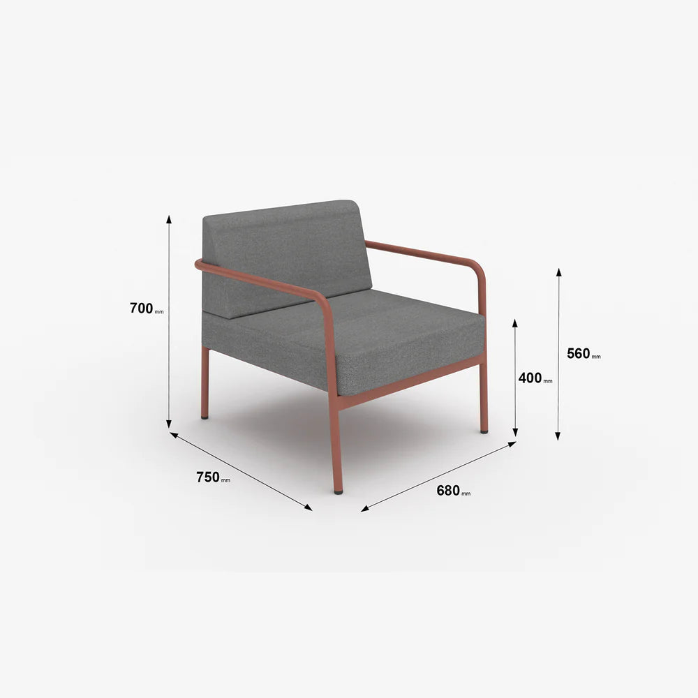 Grosfillex Cannes Set Salon Lounge 4 places + table basse