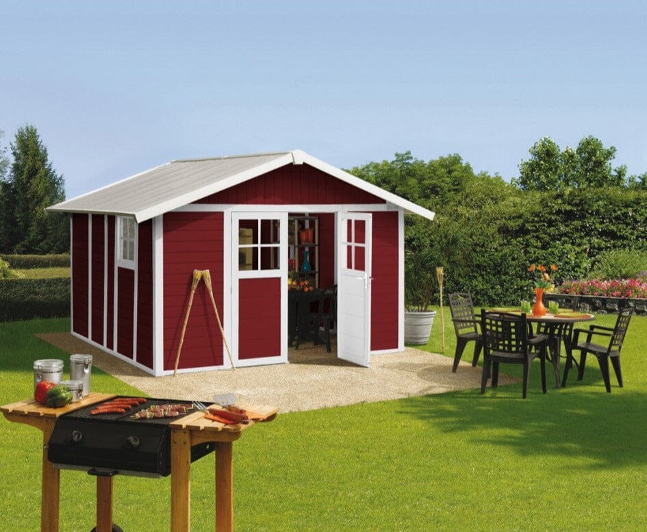 Grosfillex Déco Abri de jardin 11m2 (3.55x3.15m)