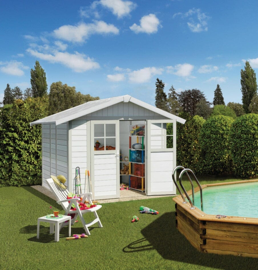 Grosfillex Déco Abri de jardin 4.9m2 (2.42x2.02m)