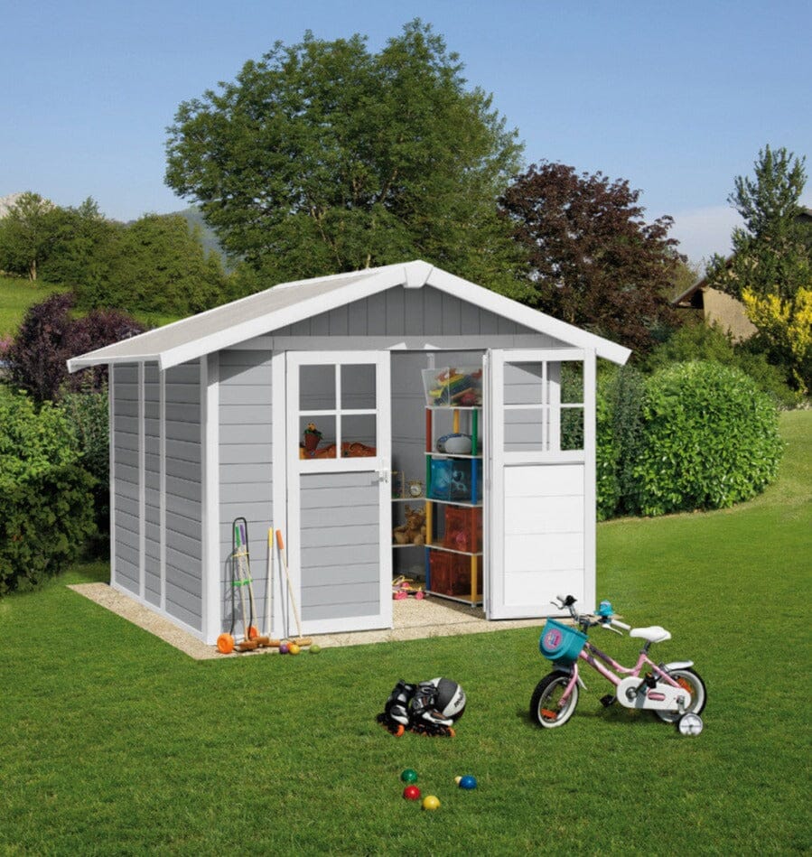 Grosfillex Déco Abri de jardin 4.9m2 (2.42x2.02m)