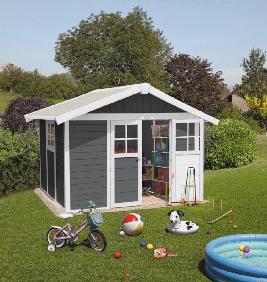 Grosfillex Déco Abri de jardin 7.5m2 (3.15x2.39m)