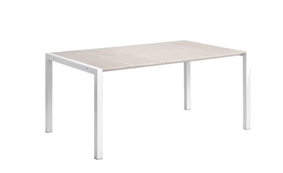 Grosfillex Eden Table repas 165x97cm Blanc/Lin