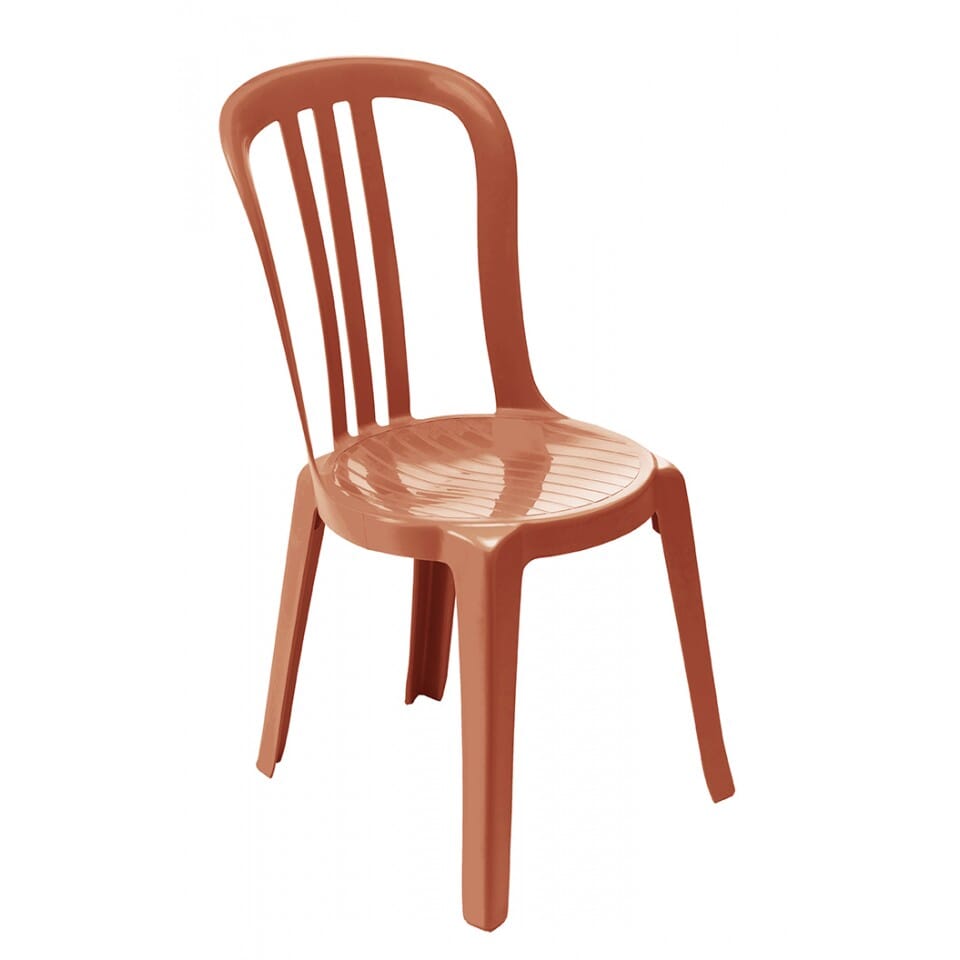 Grosfillex Miami Chaise bistrot empilable Terracotta