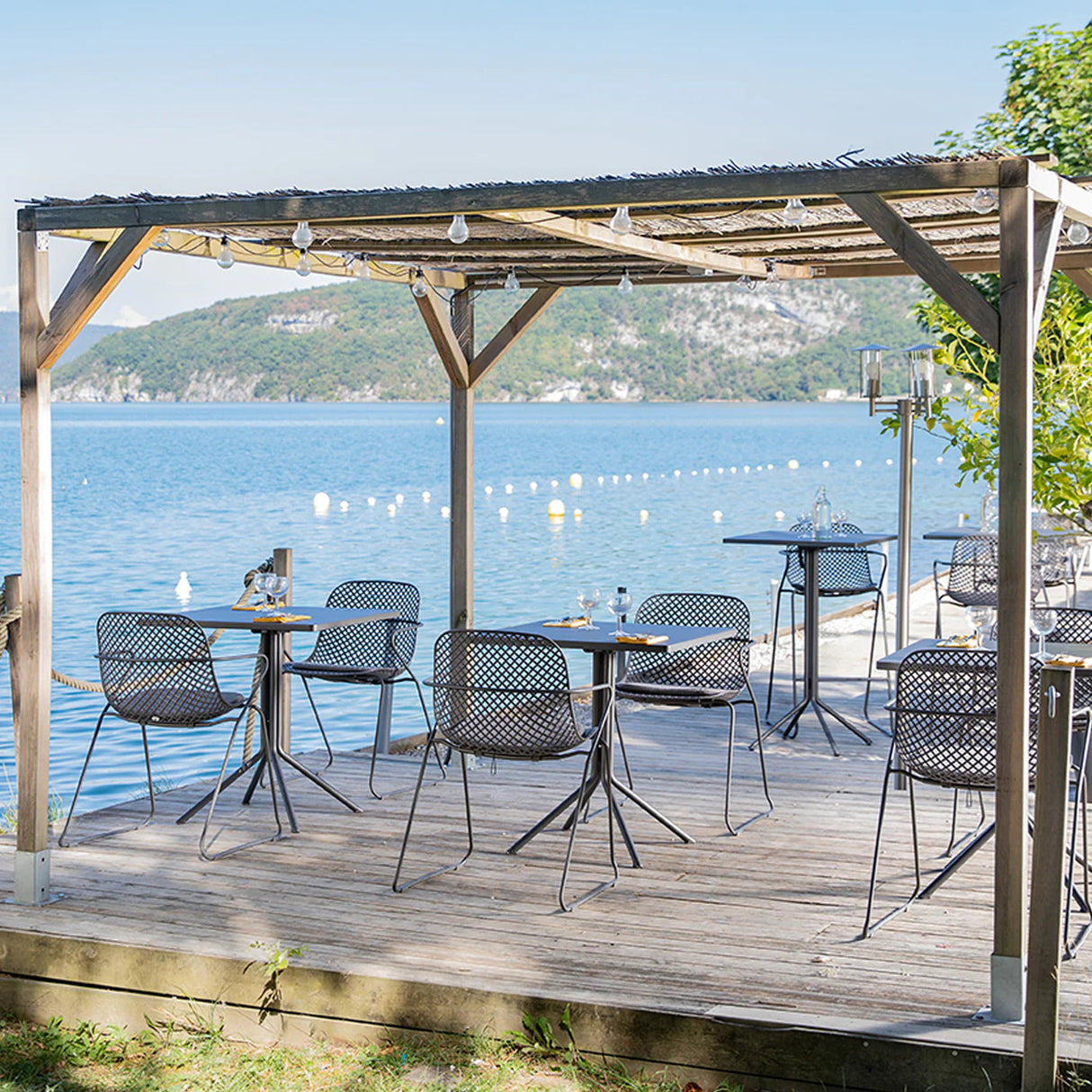 Grosfillex Ramatuelle 73 Fauteuil repas empilable