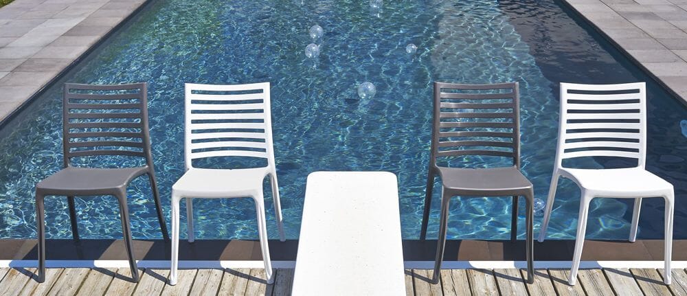 Grosfillex Sunday Chaise empilable