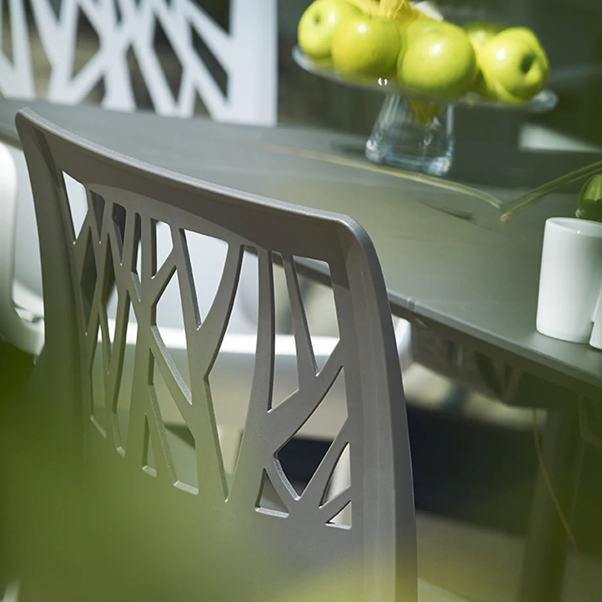 Grosfillex Végétal Fauteuil repas empilable