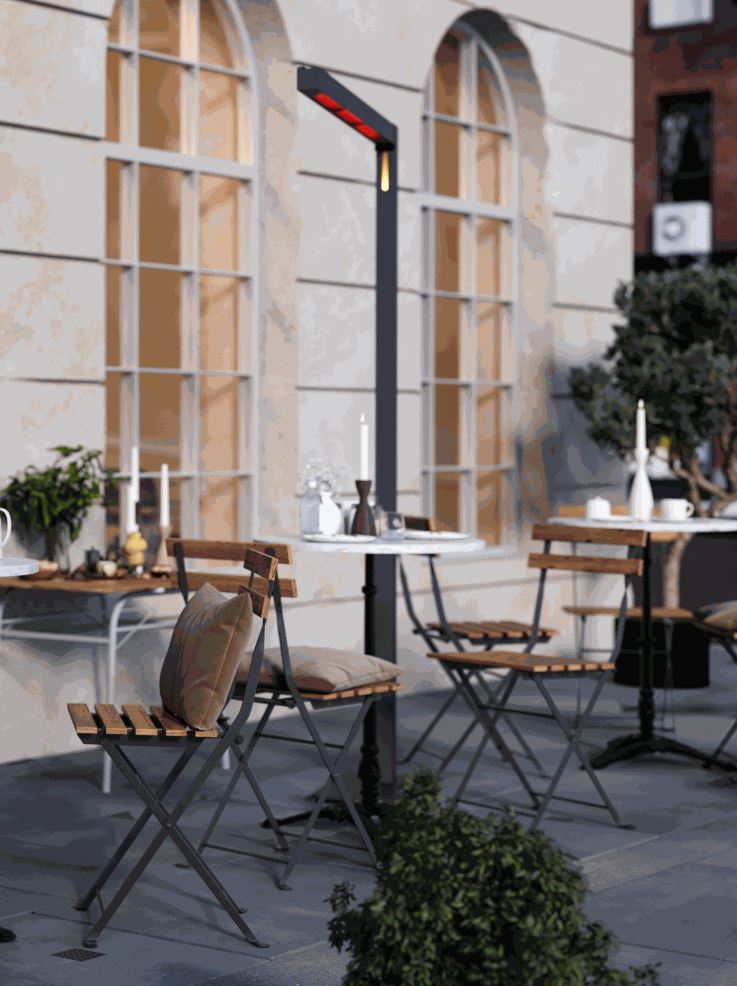 Heatsail Twig Chauffage à infrarouge d'extérieur pliable INFOS MANQUANTES, à maj