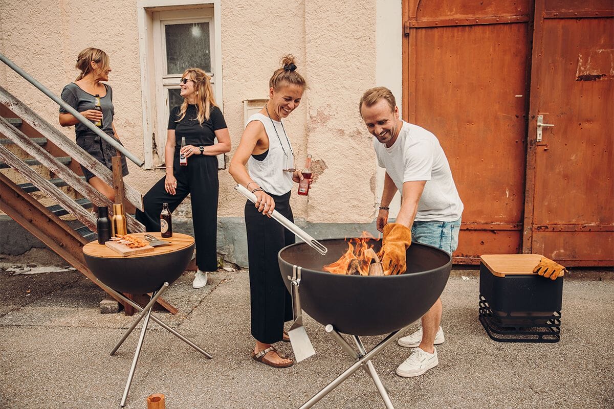 Höfats Bowl 70 avec Trépied Tripod haut Brasero Foyer Grill