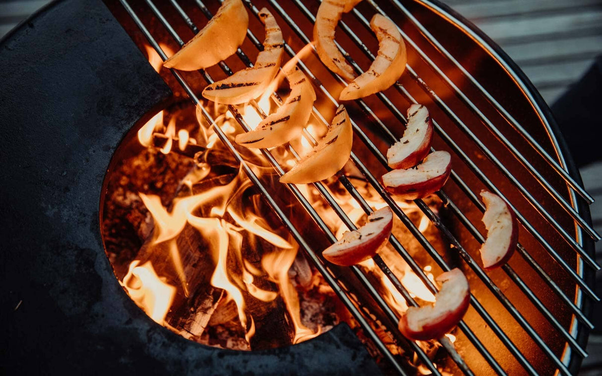 Höfats Bowl 70 Grille pour grillades Acier Inox (1 demi-grille)