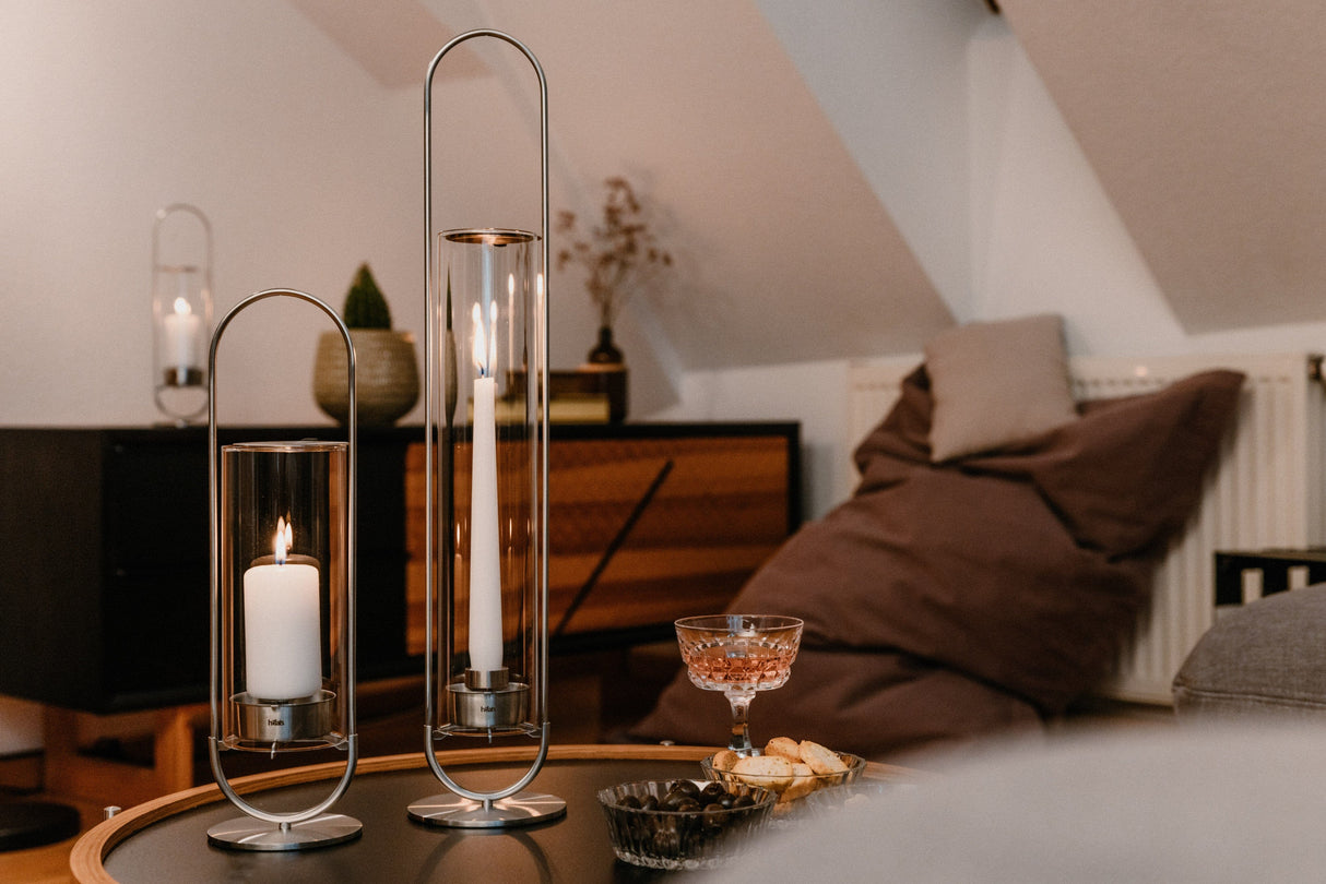 Höfats Oval Candle 35 Silver