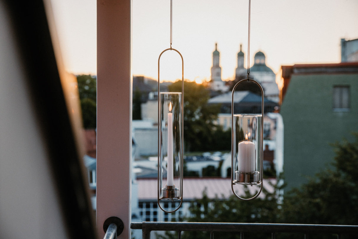 Höfats Oval Candle 35 Silver