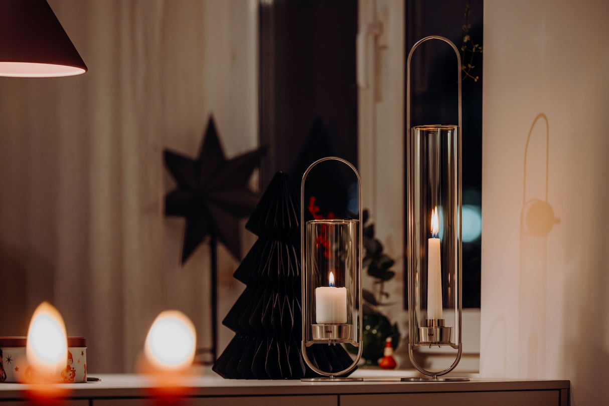 Höfats Oval Candle 35 Silver