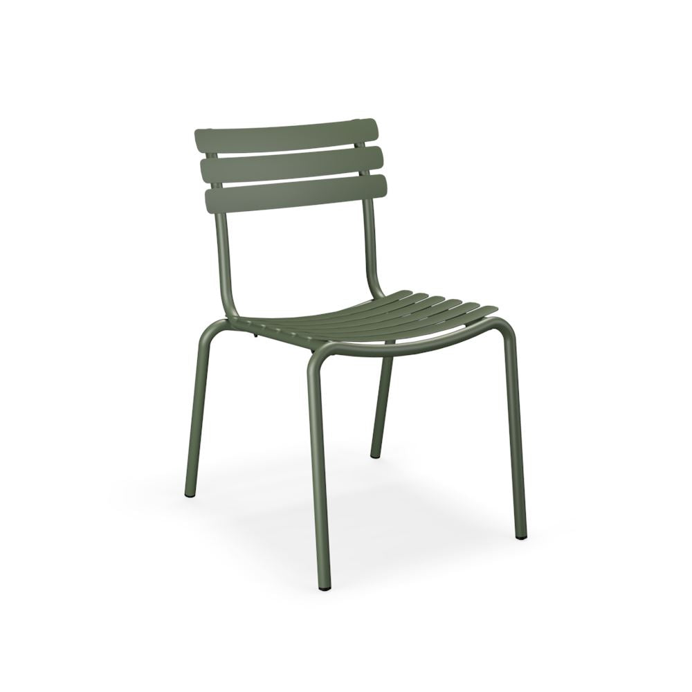 Houe Alua Dining Chair without armrest Olive green