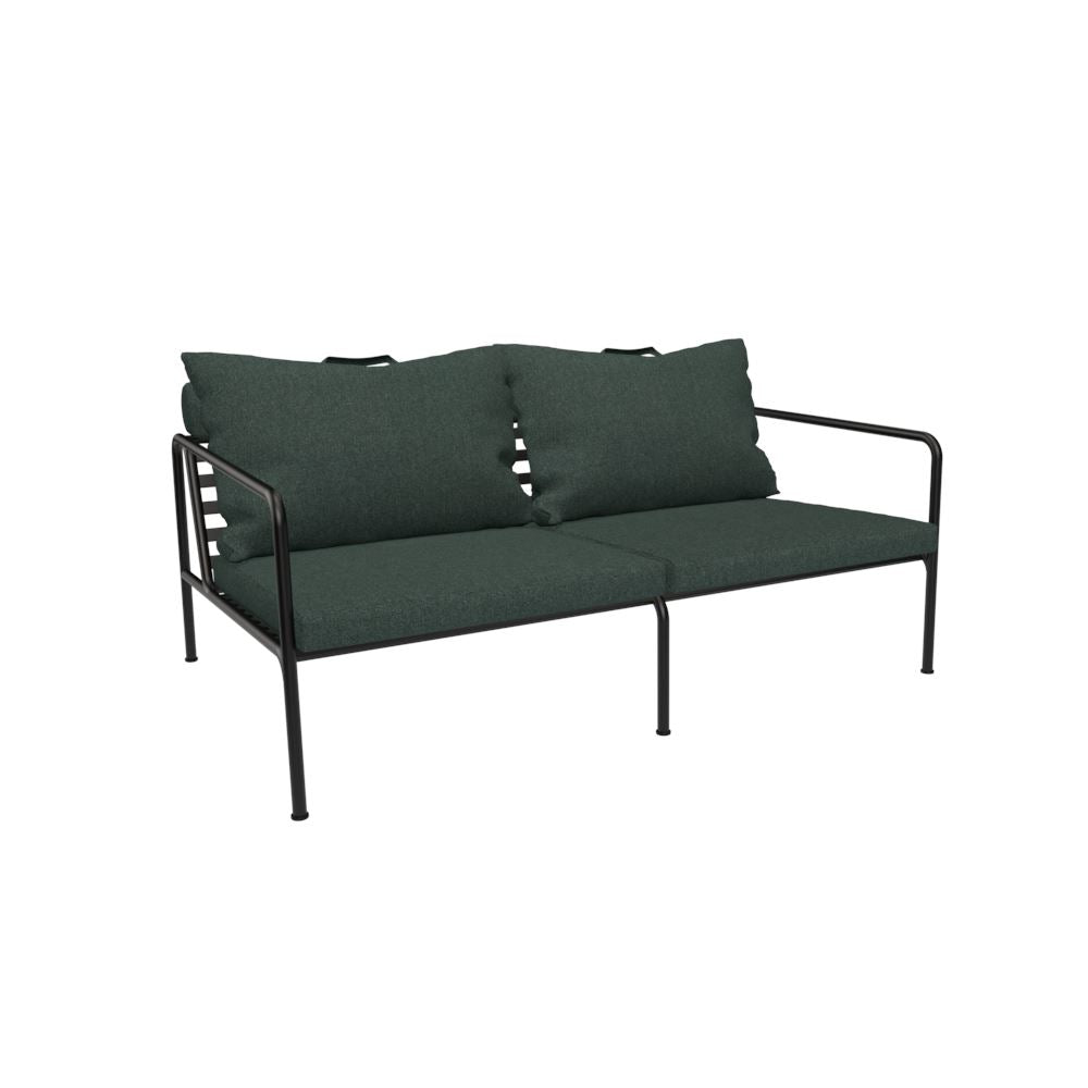 Houe Avon 2 seater sofa Structure Black - Coussins Alpine