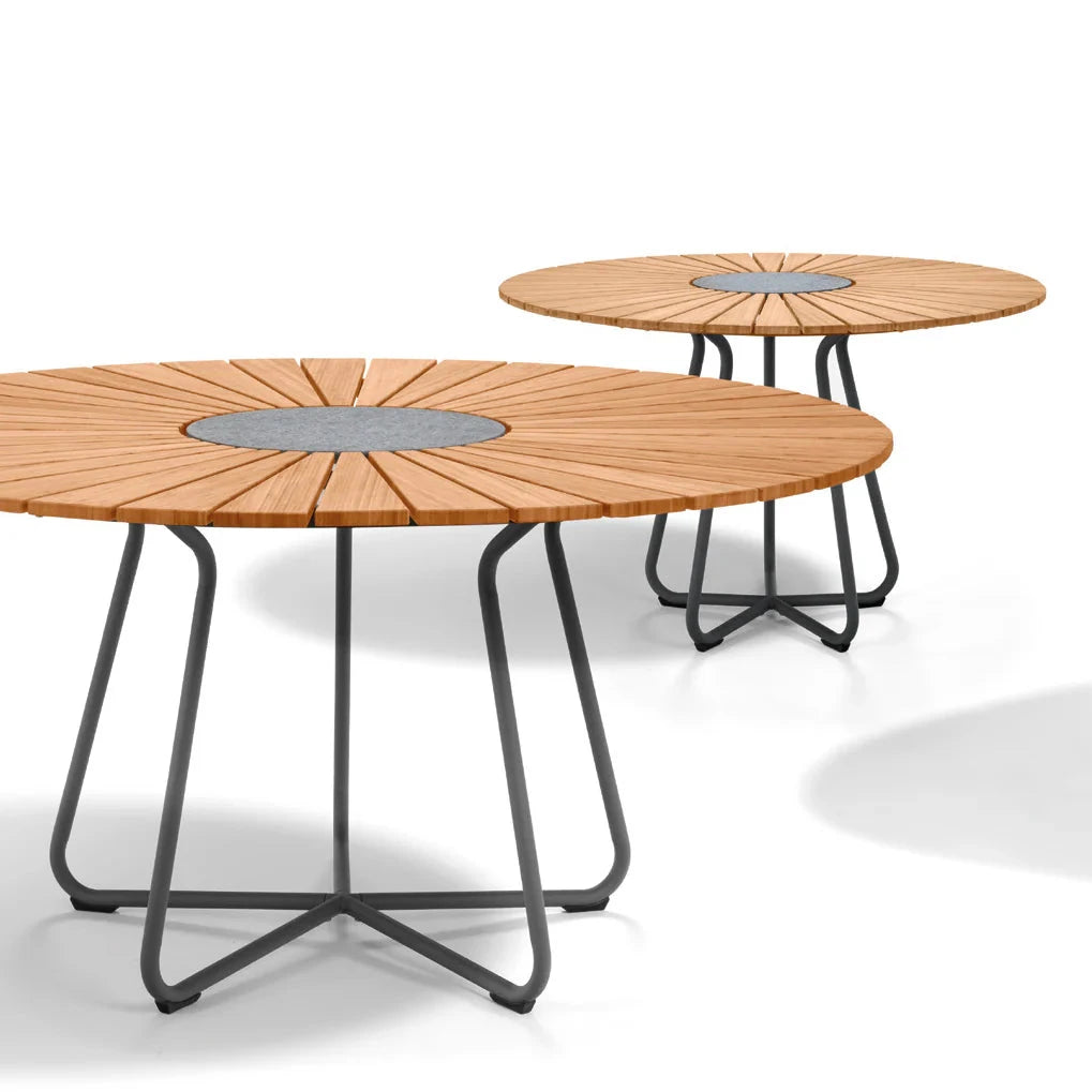 Houe Circle Dining table Ø150cm Plateau Bambou